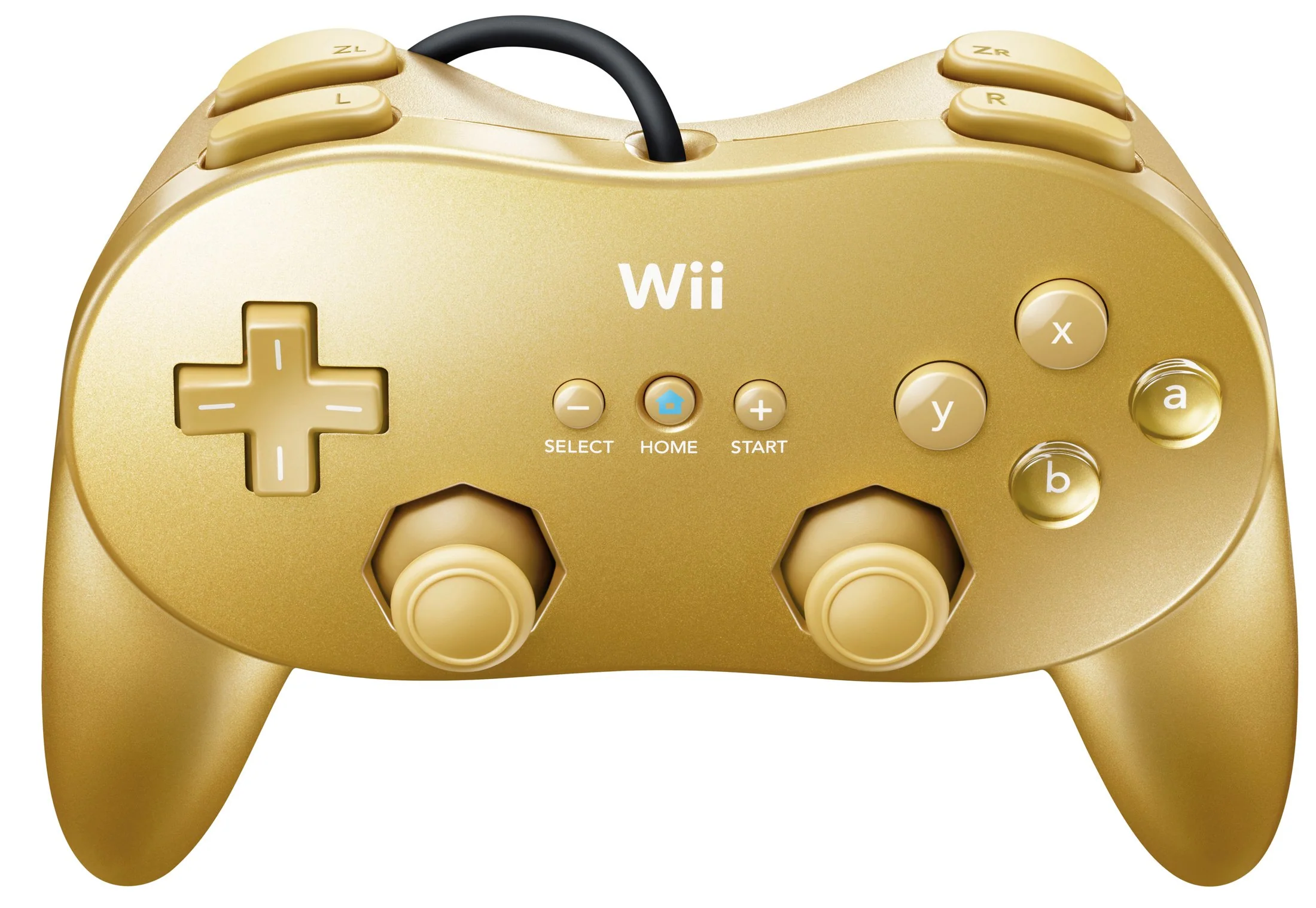 Wii Classic Controller Pro - Gold