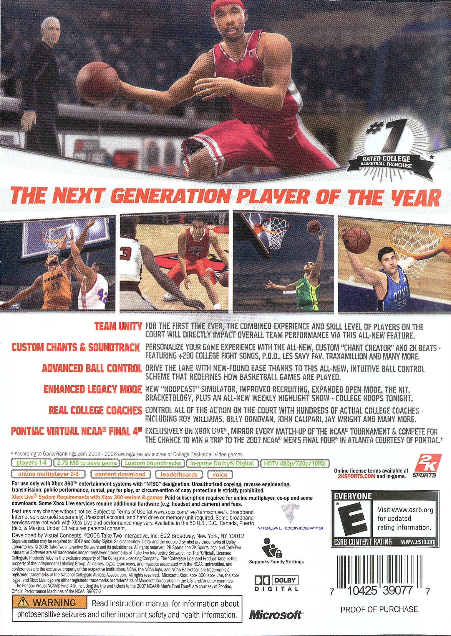 College Hoops 2K7 - Image 2
