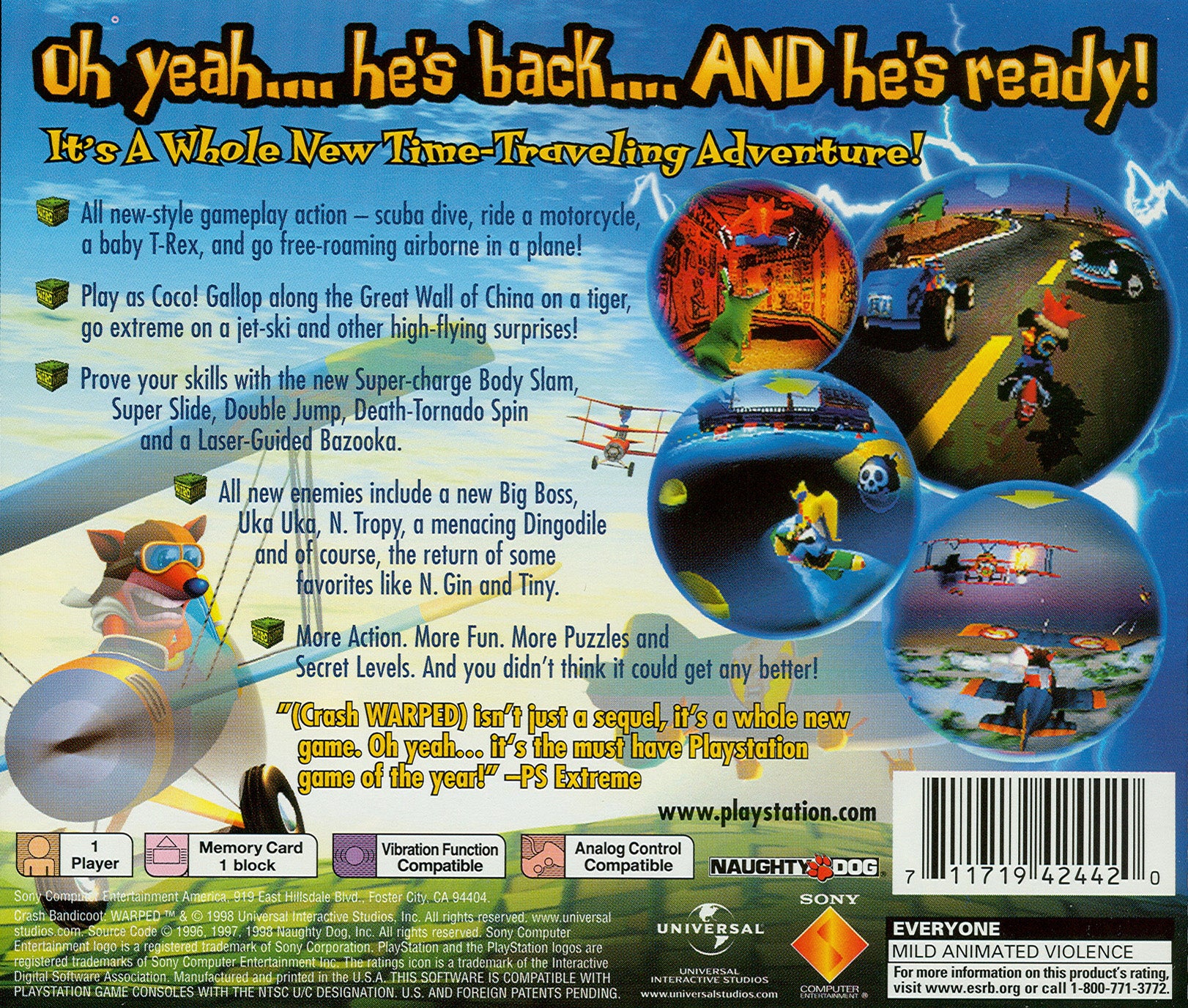 Crash Bandicoot 3: Warped - Image 2