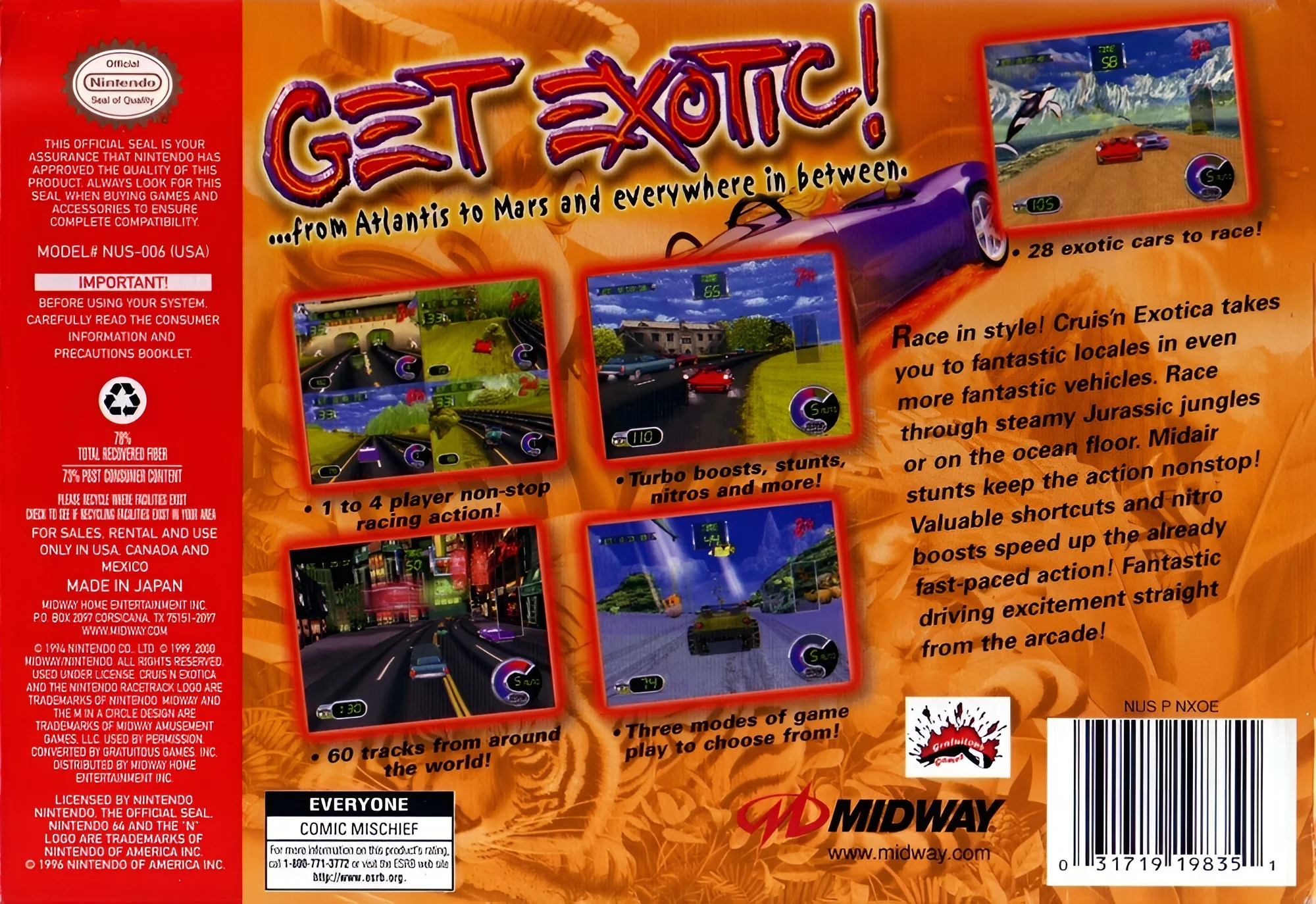 Cruis'n Exotica - Nintendo 64 - Image 2