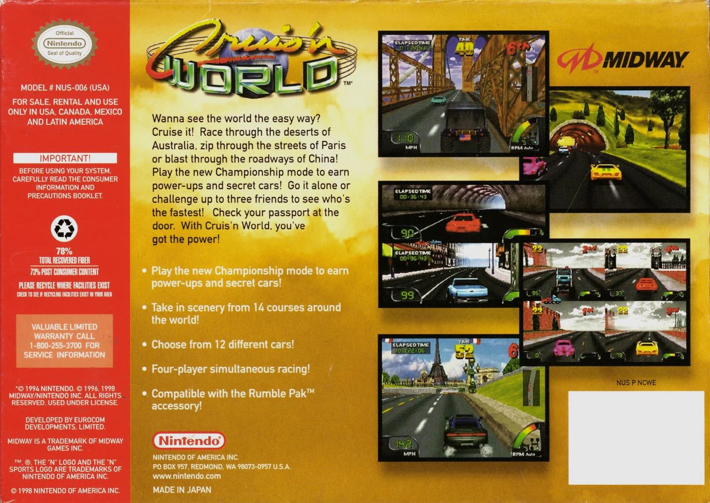 Cruis'n World - Image 2