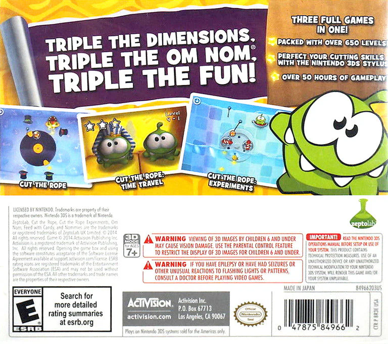 Cut The Rope: Triple Treat - Image 2