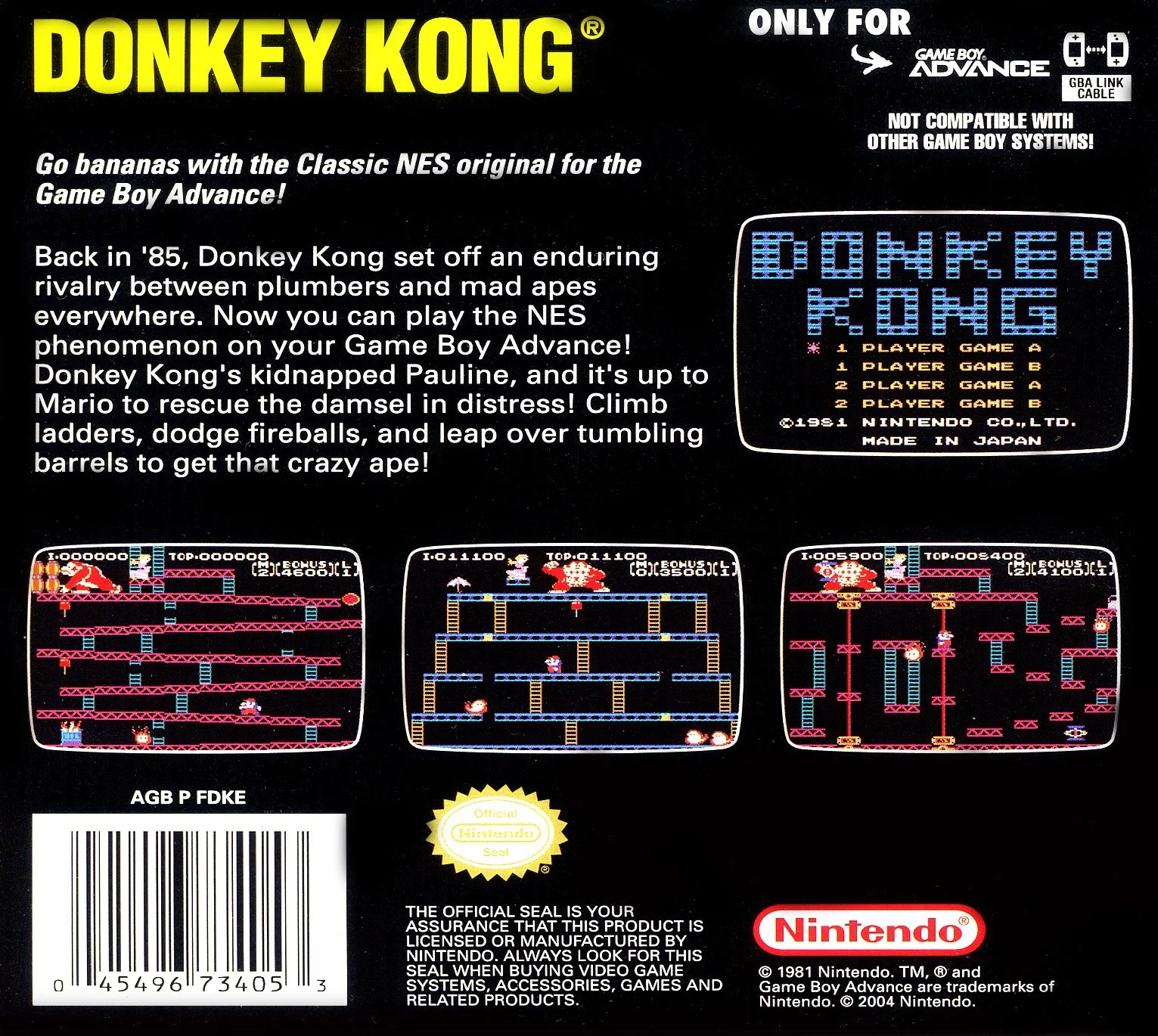 Donkey Kong Classic NES Series - Image 2