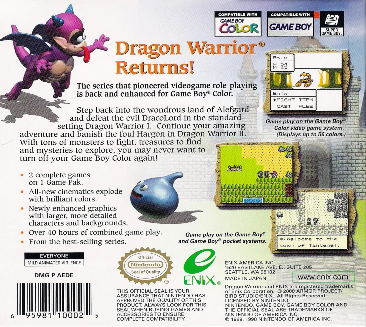 Dragon Warrior I & II - Image 2