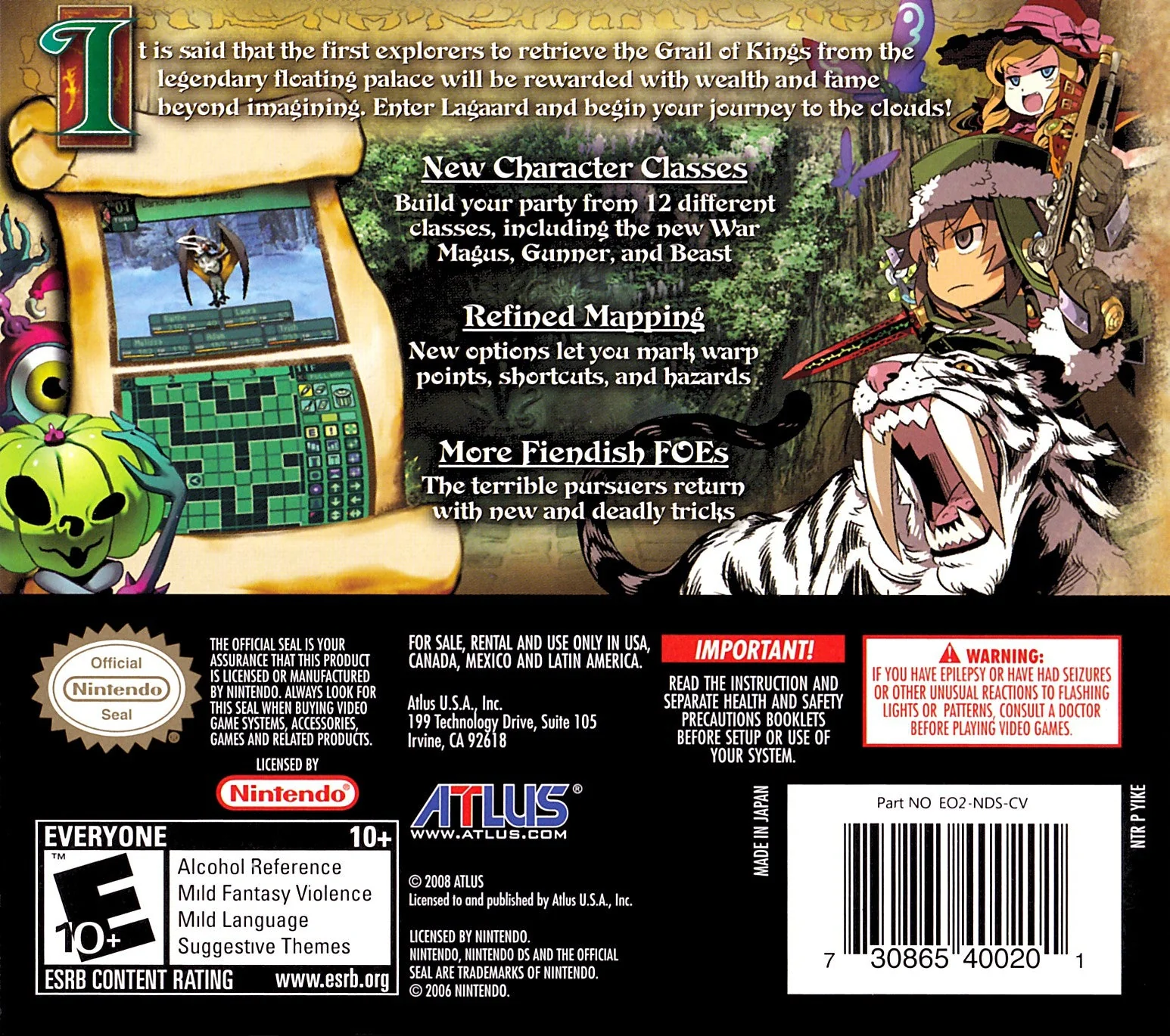 Etrian Odyssey II: Heroes of Lagaard - Image 2