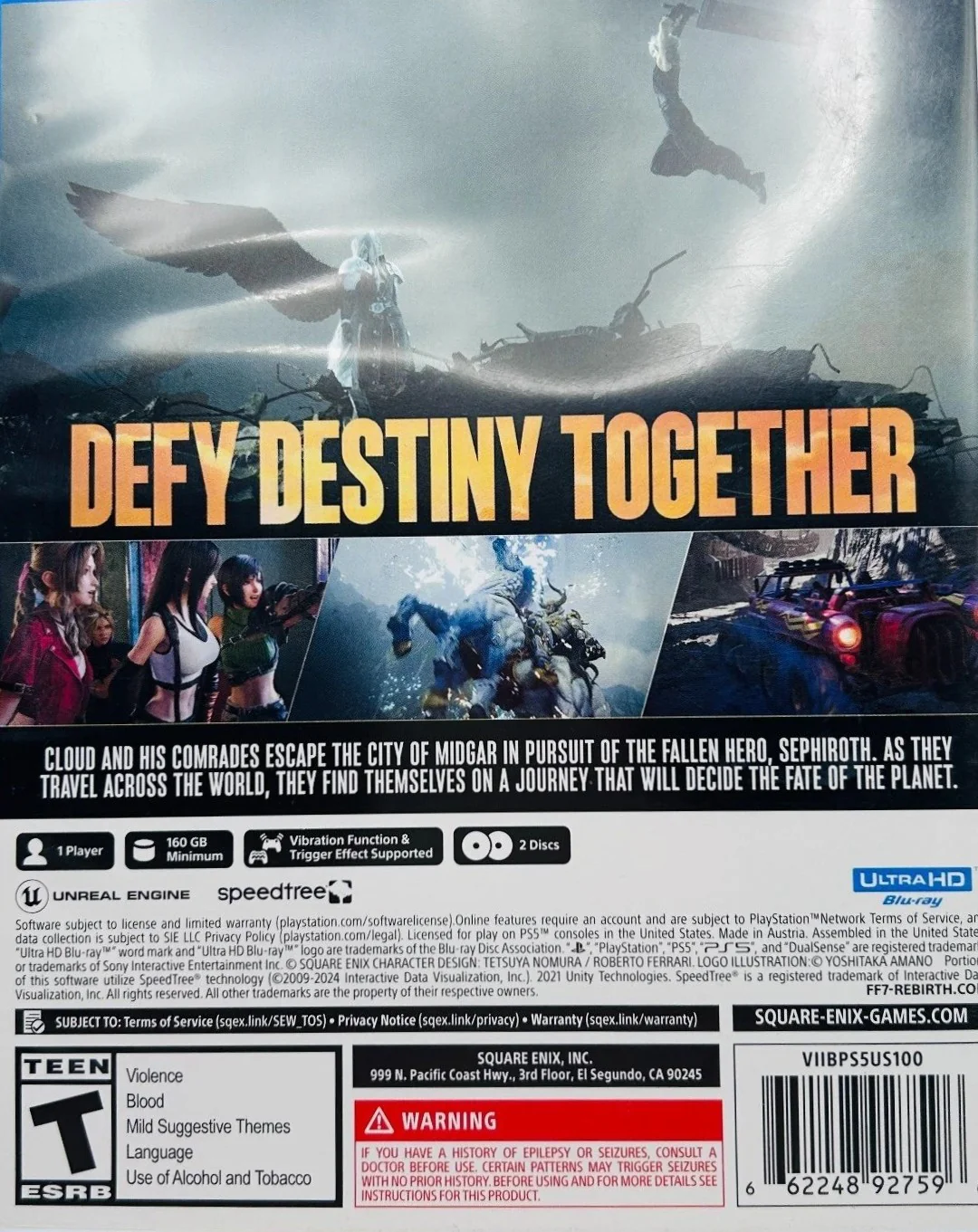Final Fantasy VII Rebirth [2 Discs] - Image 2