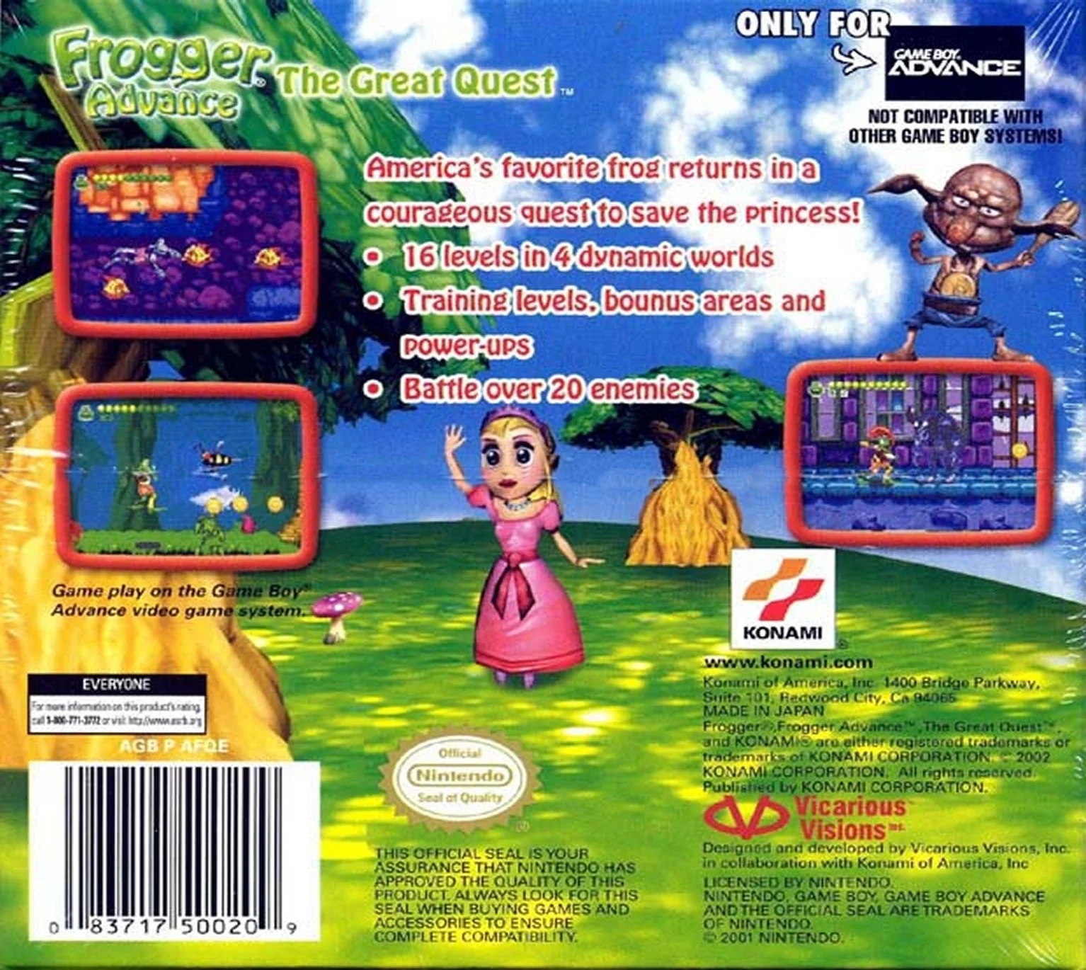 Frogger Advance: The Great Quest - Image 2