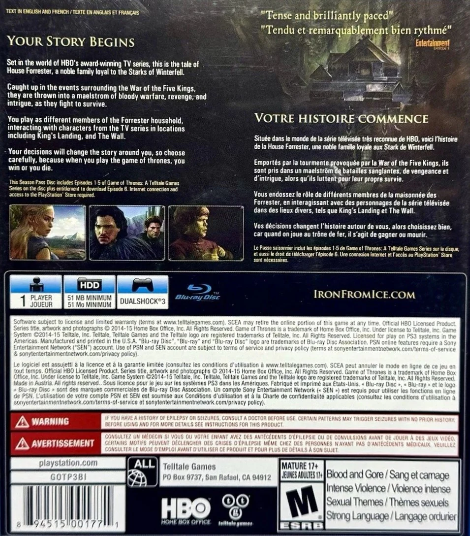 Game of Thrones A Telltale Games Series - Image 2