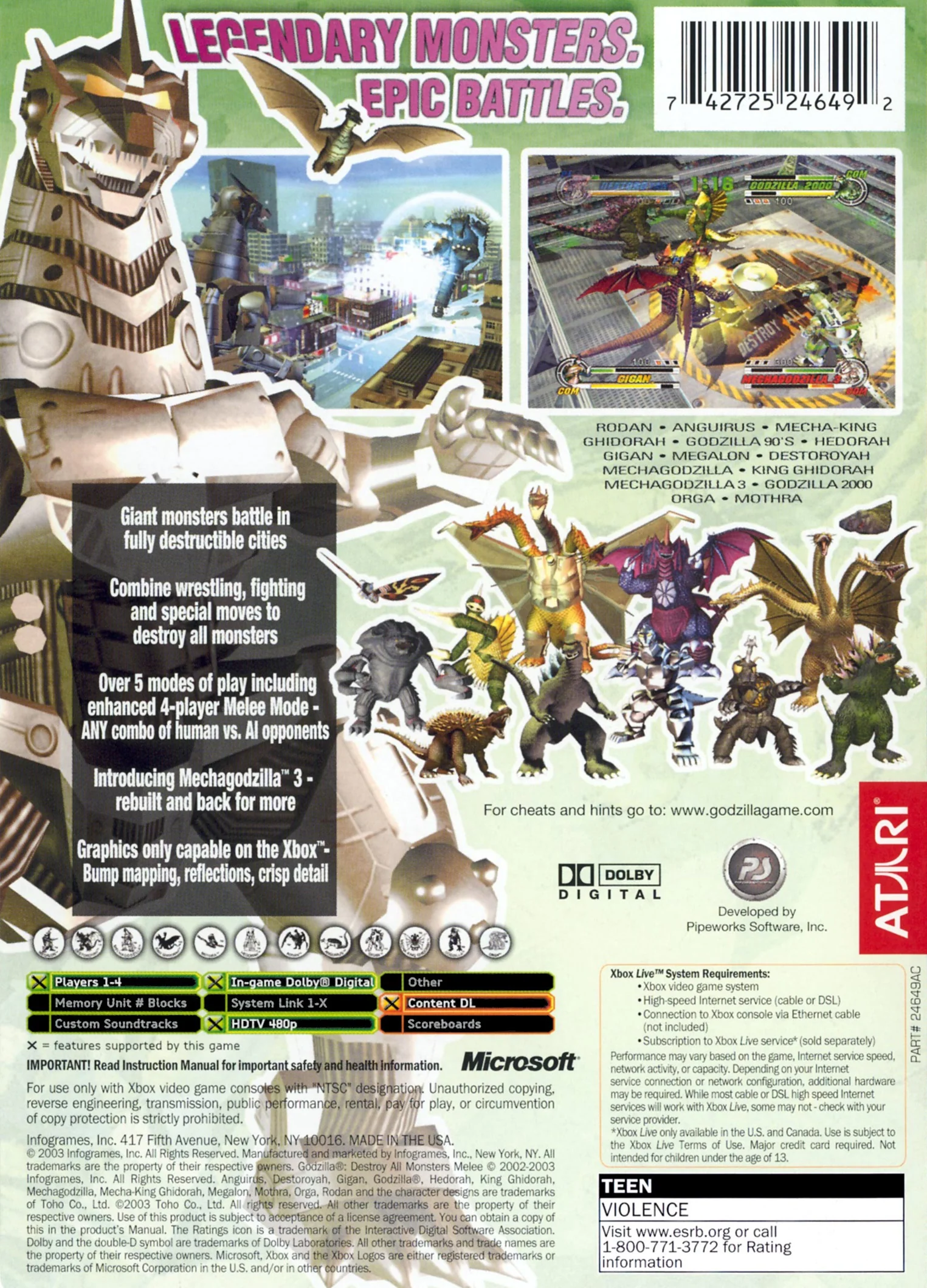 Godzilla Destroy All Monsters Melee - Image 2