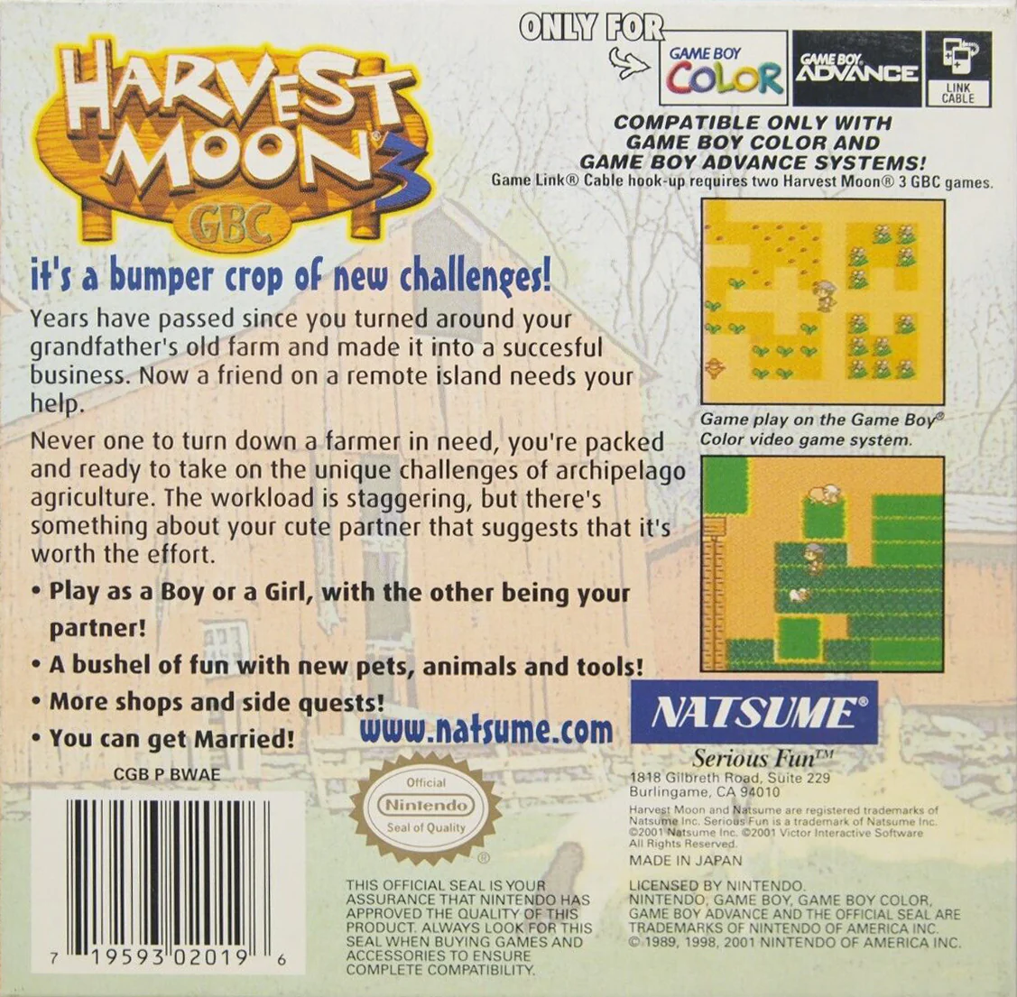 Harvest Moon 3 - Image 2