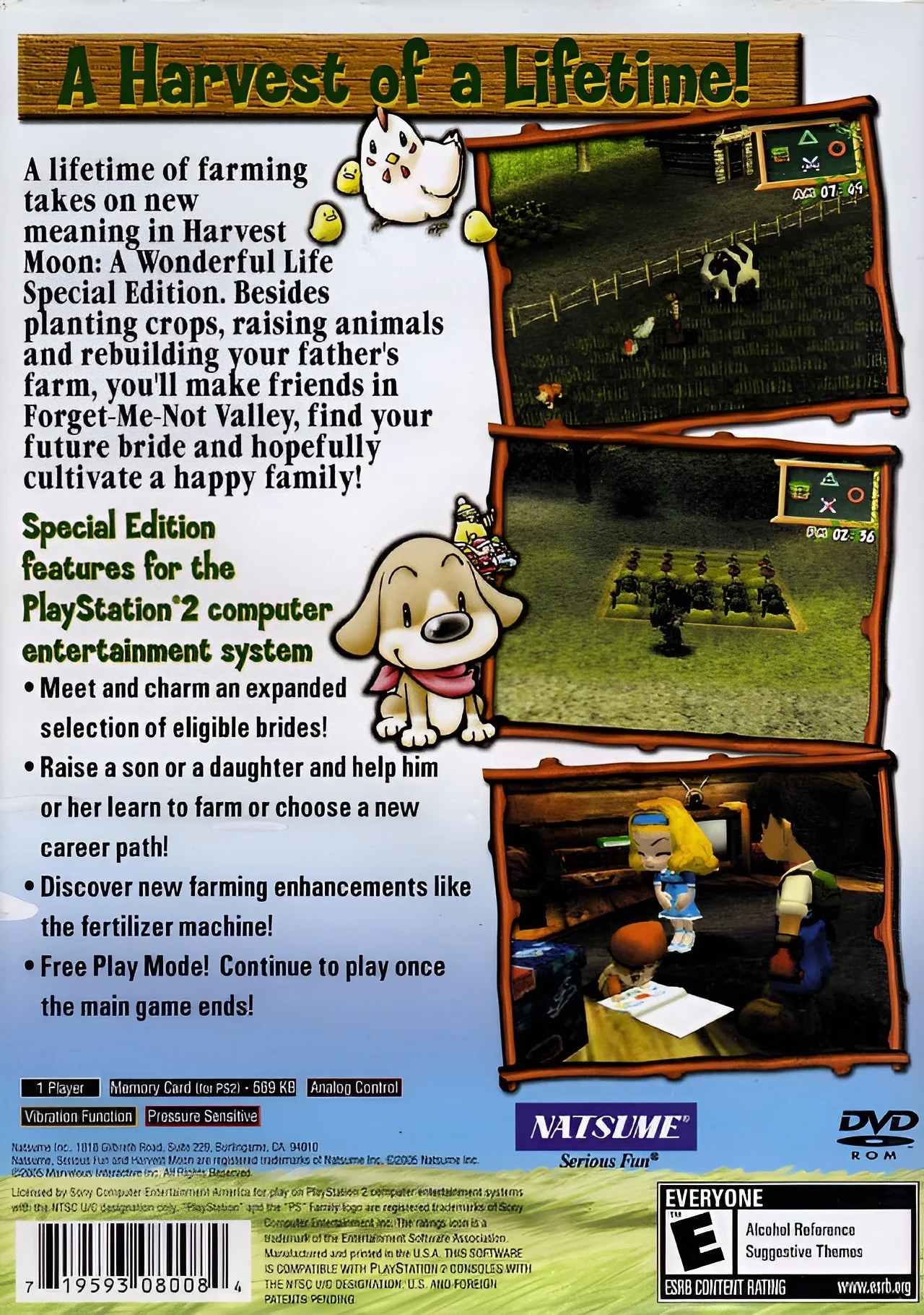 Harvest Moon A Wonderful Life Special Edition - PlayStation 2 - Image 2