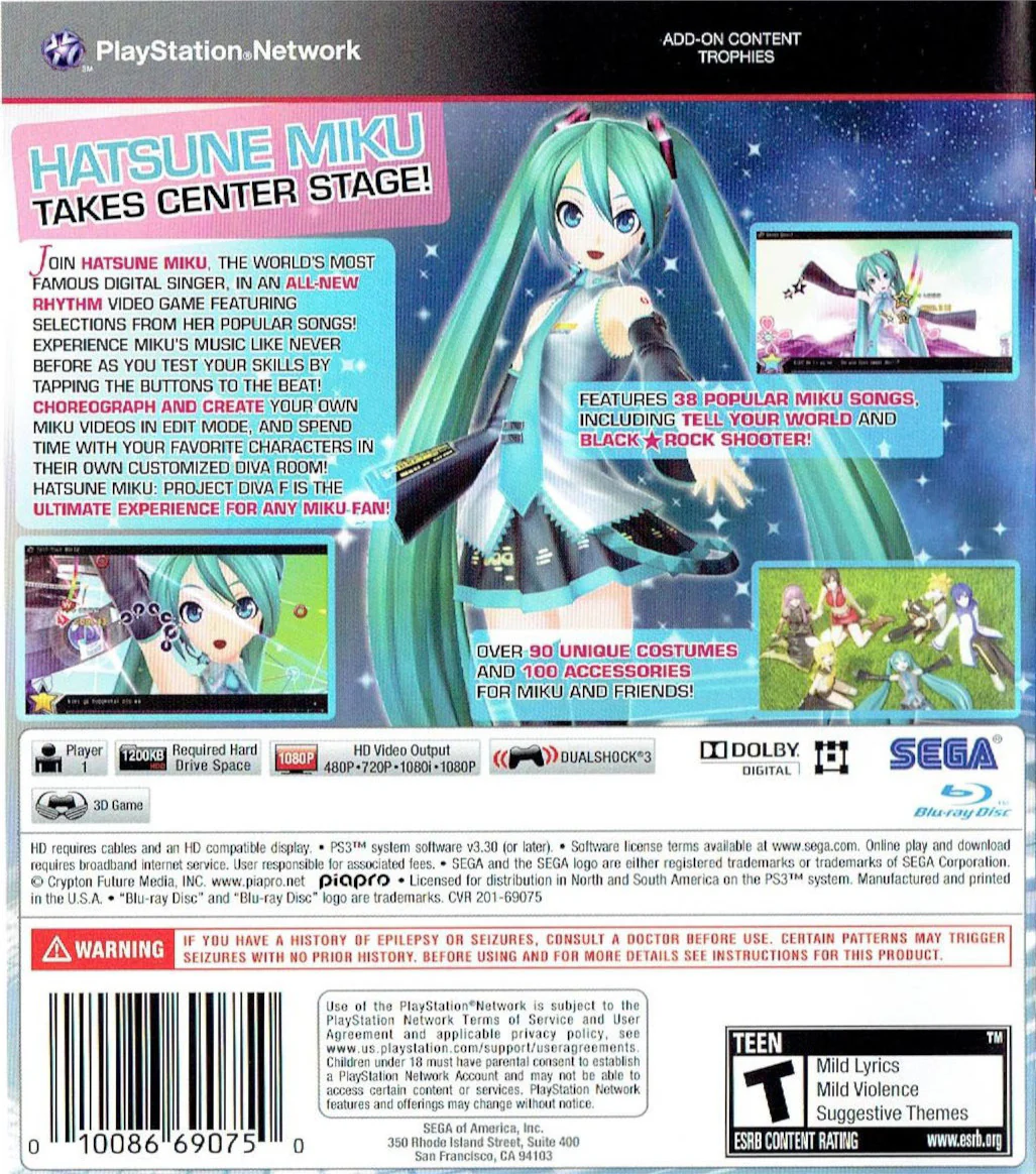 Hatsune Miku: Project DIVA F - Image 2