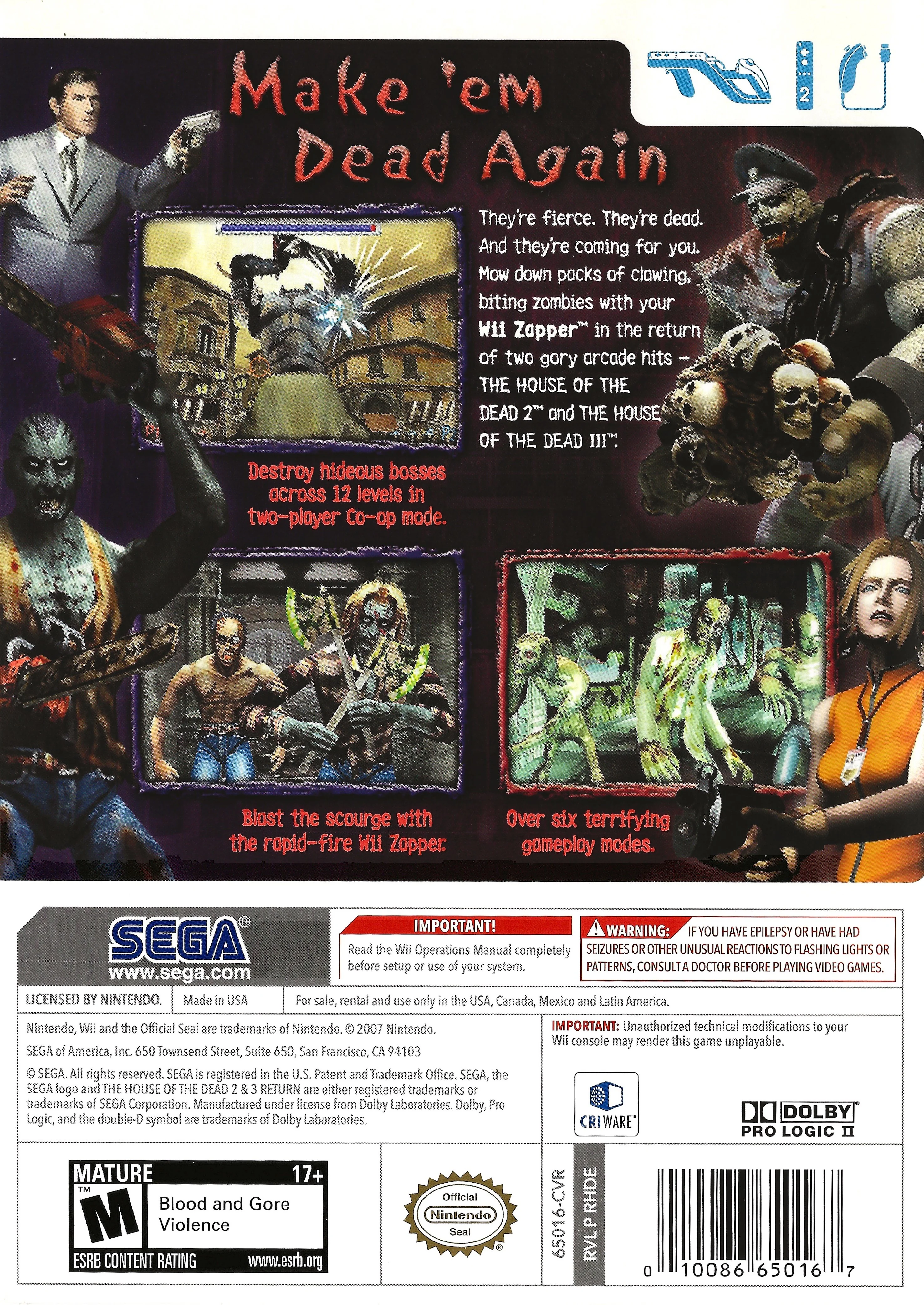 House of the Dead 2 & 3 Return - Image 2