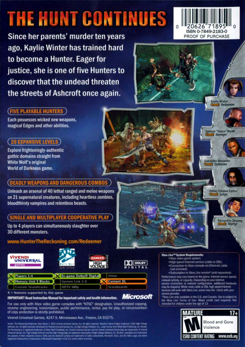 Hunter the Reckoning Redeemer - Image 2