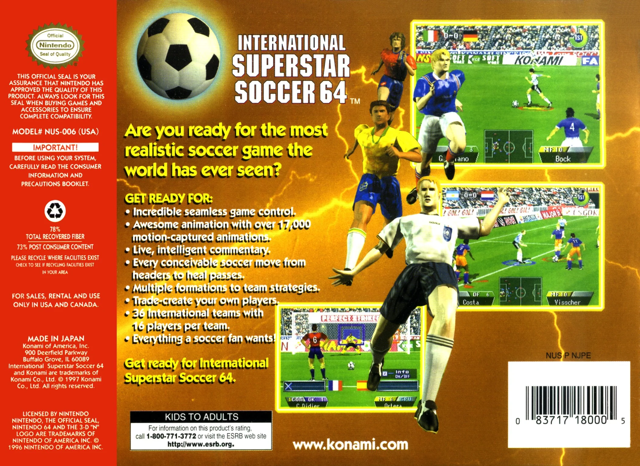International Superstar Soccer 64 - Image 2