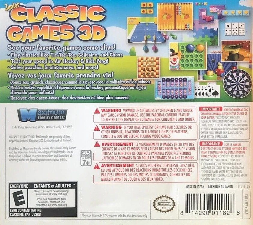 Junior Classic Games 3D - Image 2