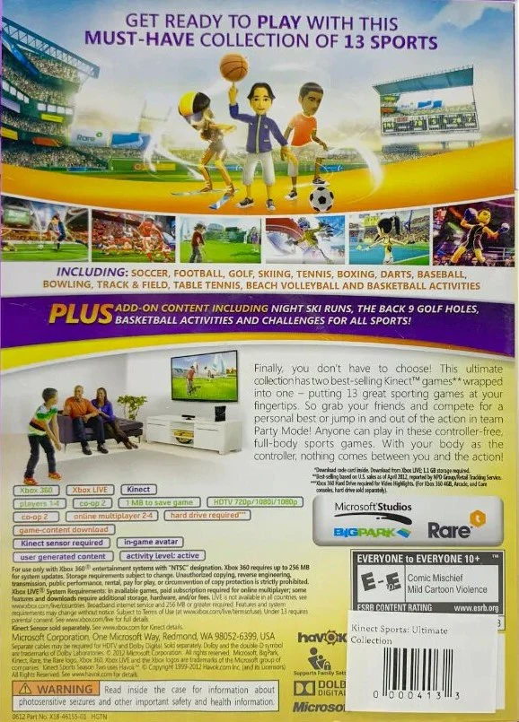 Kinect Sports Ultimate Collection [2 Discs] - Image 2