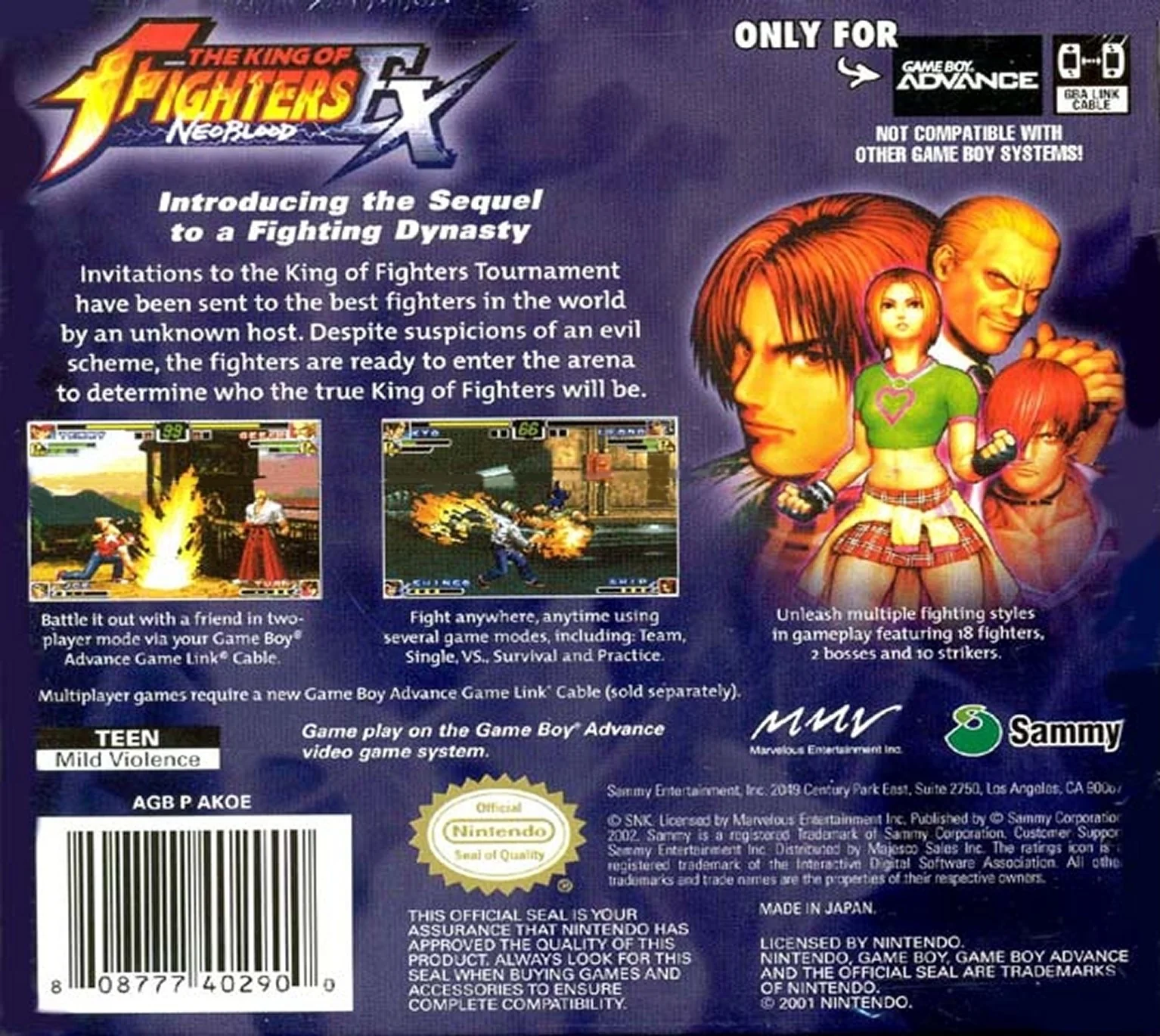 King of Fighters Ex: Neo Blood - Image 2