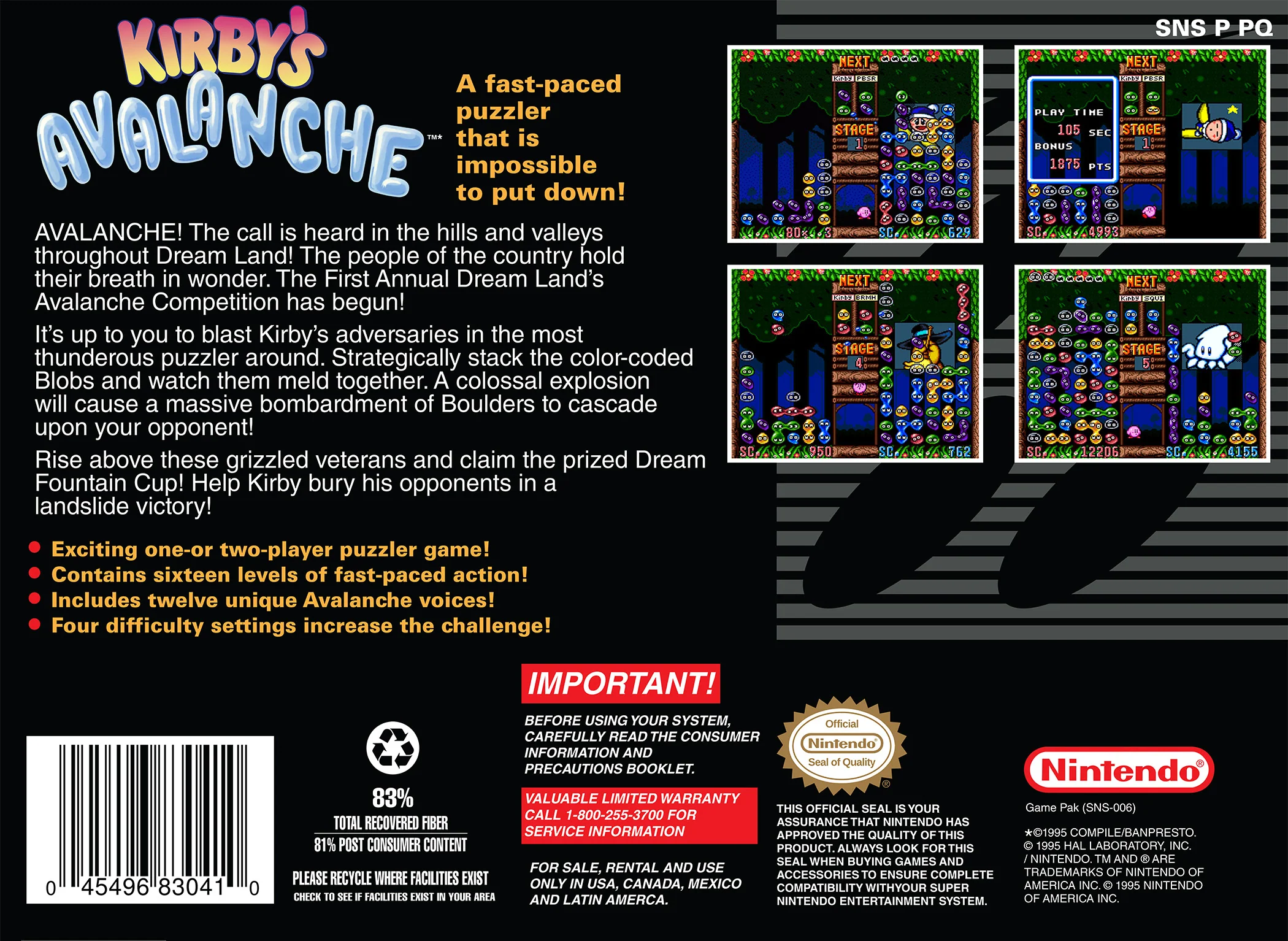 Kirby's Avalanche - Image 2