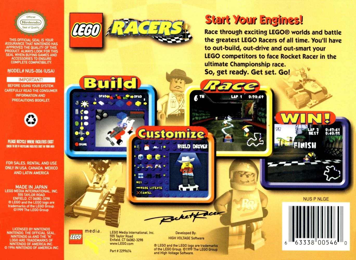 LEGO Racers - Nintendo 64 - Image 2