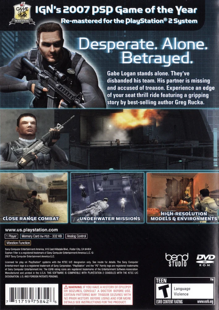 Syphon Filter Logan's Shadow - Image 2