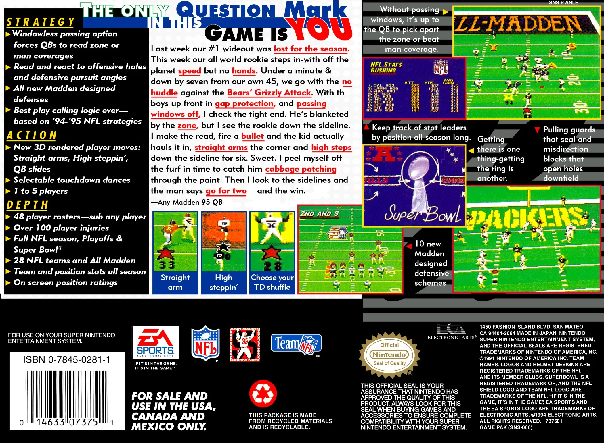 Madden NFL '95 - Image 2
