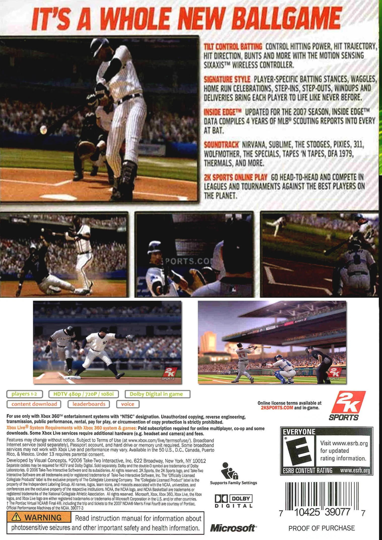 Major Leage Baseball 2K7 - Image 2