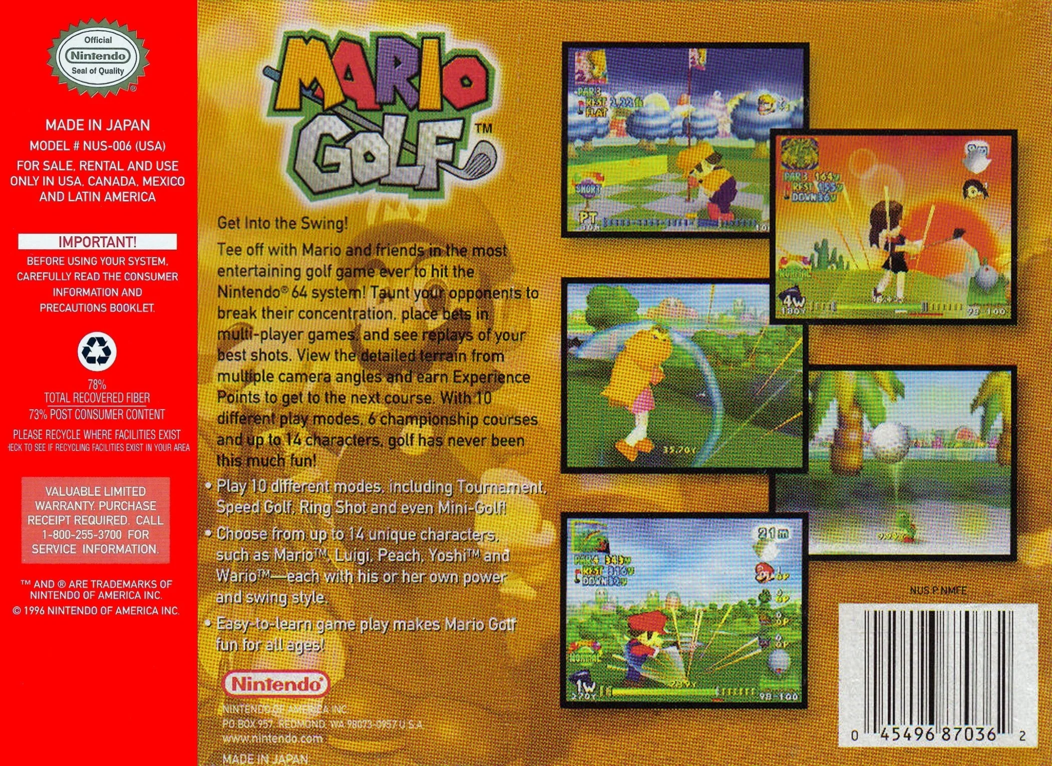 Mario Golf - Image 2