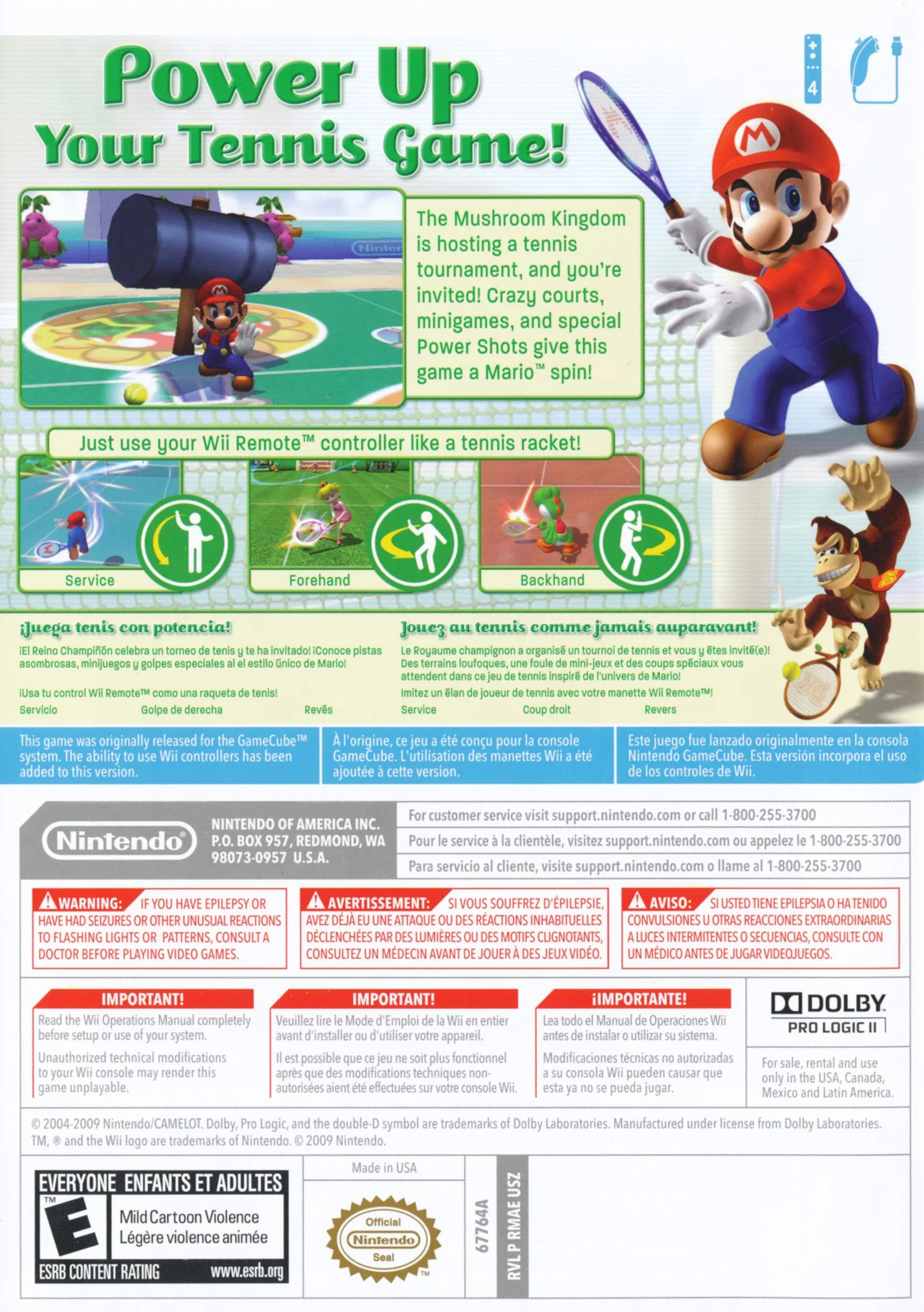 Mario Power Tennis - Image 2