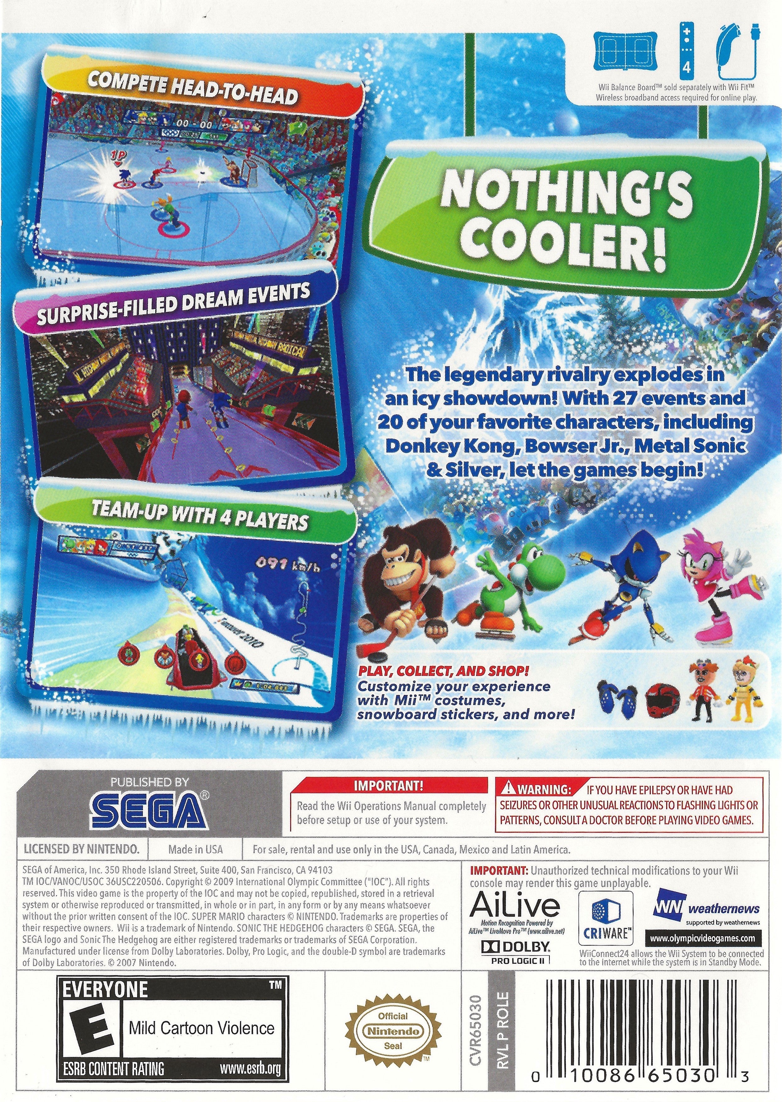 Mario and Sonic at the Olympic Winter Games Vancouver 2010 - Image 2