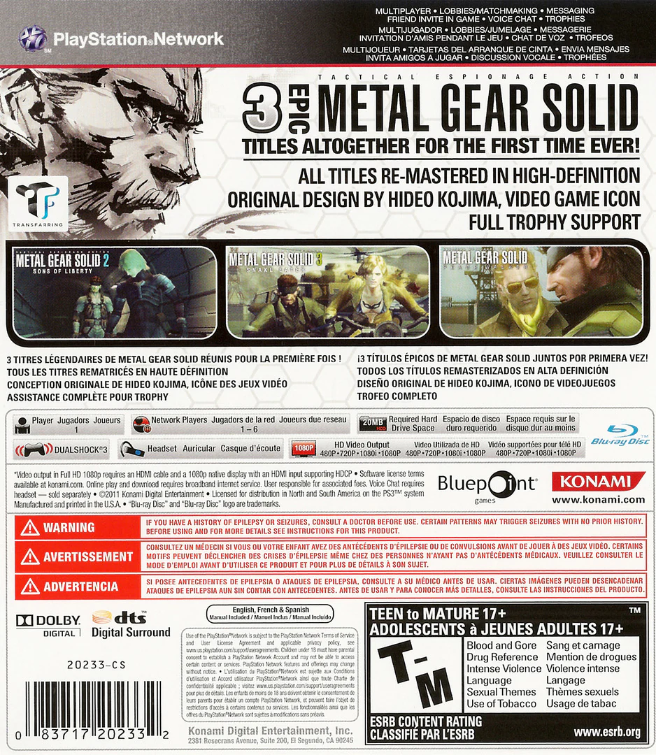 Metal Gear Solid HD Collection - Image 2