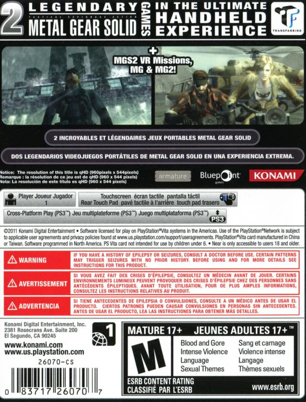 Metal Gear Solid HD Collection - Image 2