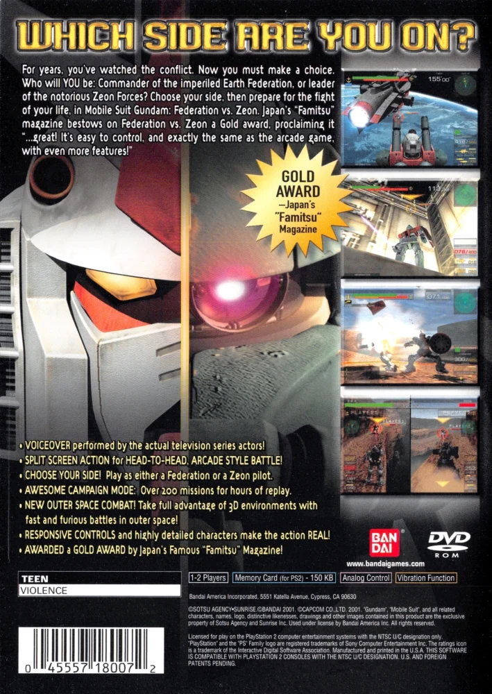 Mobile Suit Gundam Federation vs Zeon - Image 2