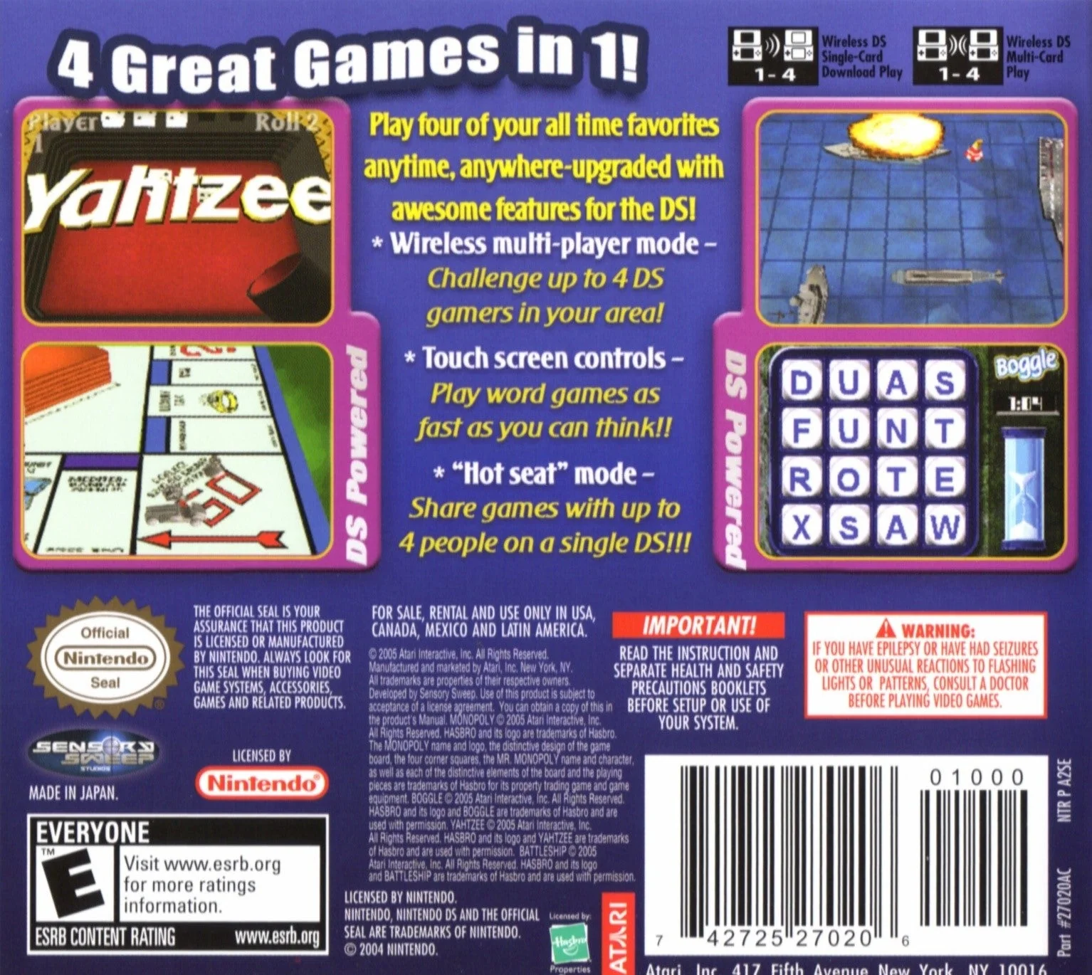 Monopoly/Boggle/Yahtzee/Battleship - Image 2