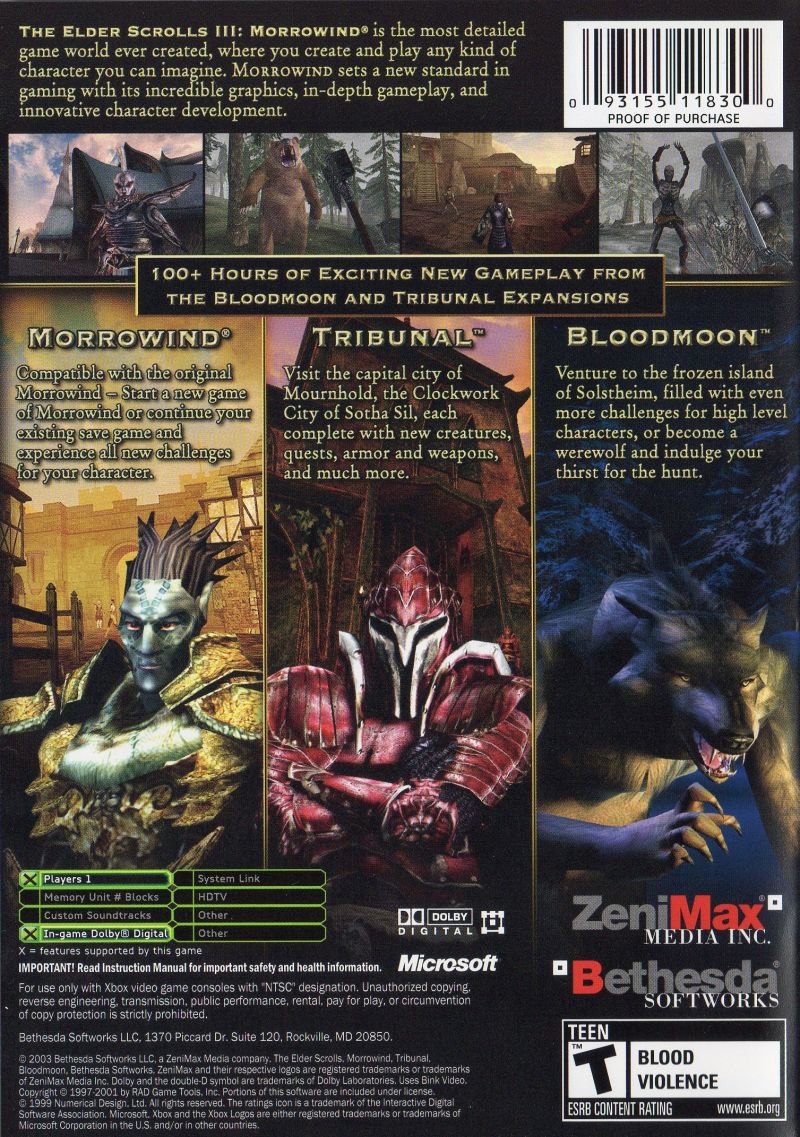 Morrowind: The Elder Scrolls III -  Game of the Year Edition - Image 2