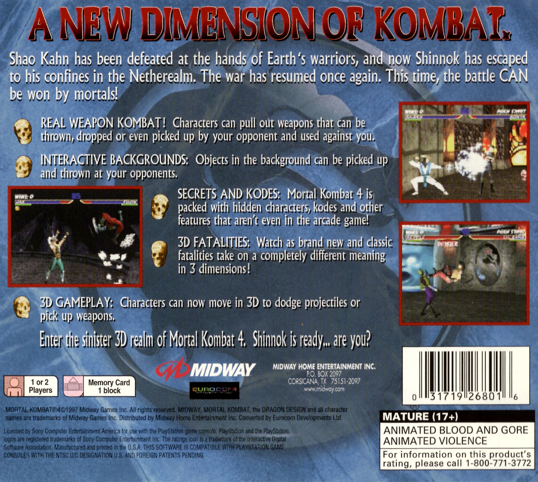 Mortal Kombat 4 - Image 2
