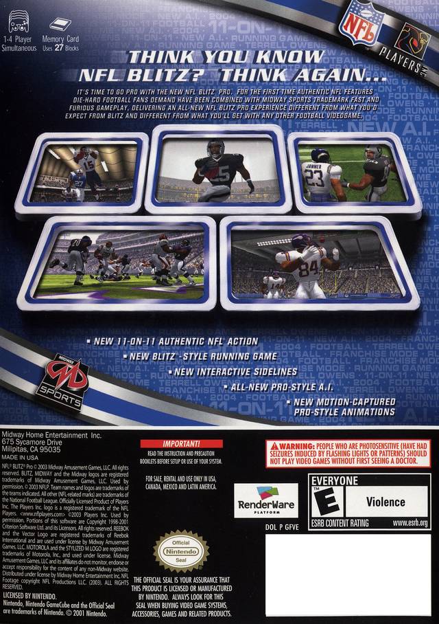 NFL Blitz Pro - Image 2