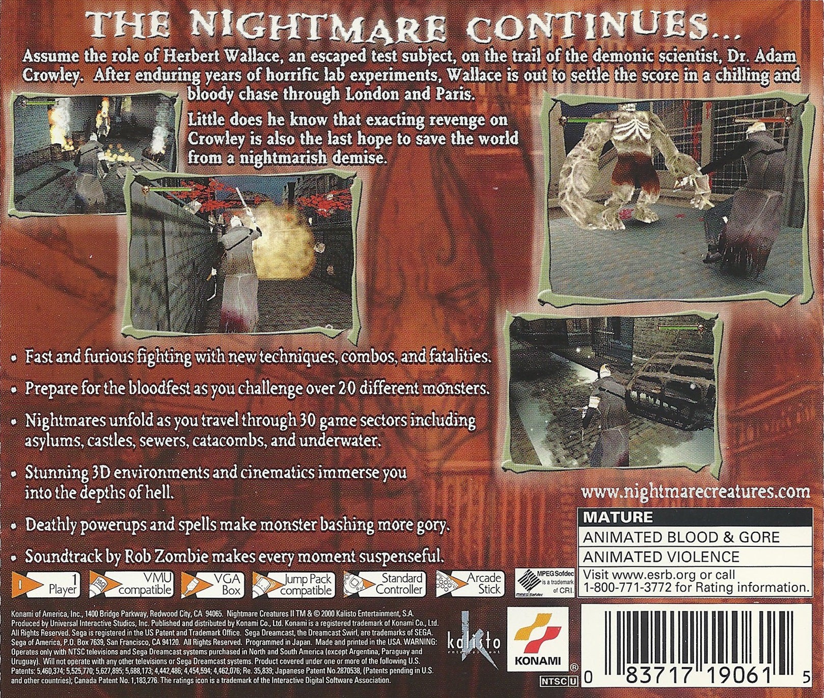 Nightmare Creatures II - Image 2