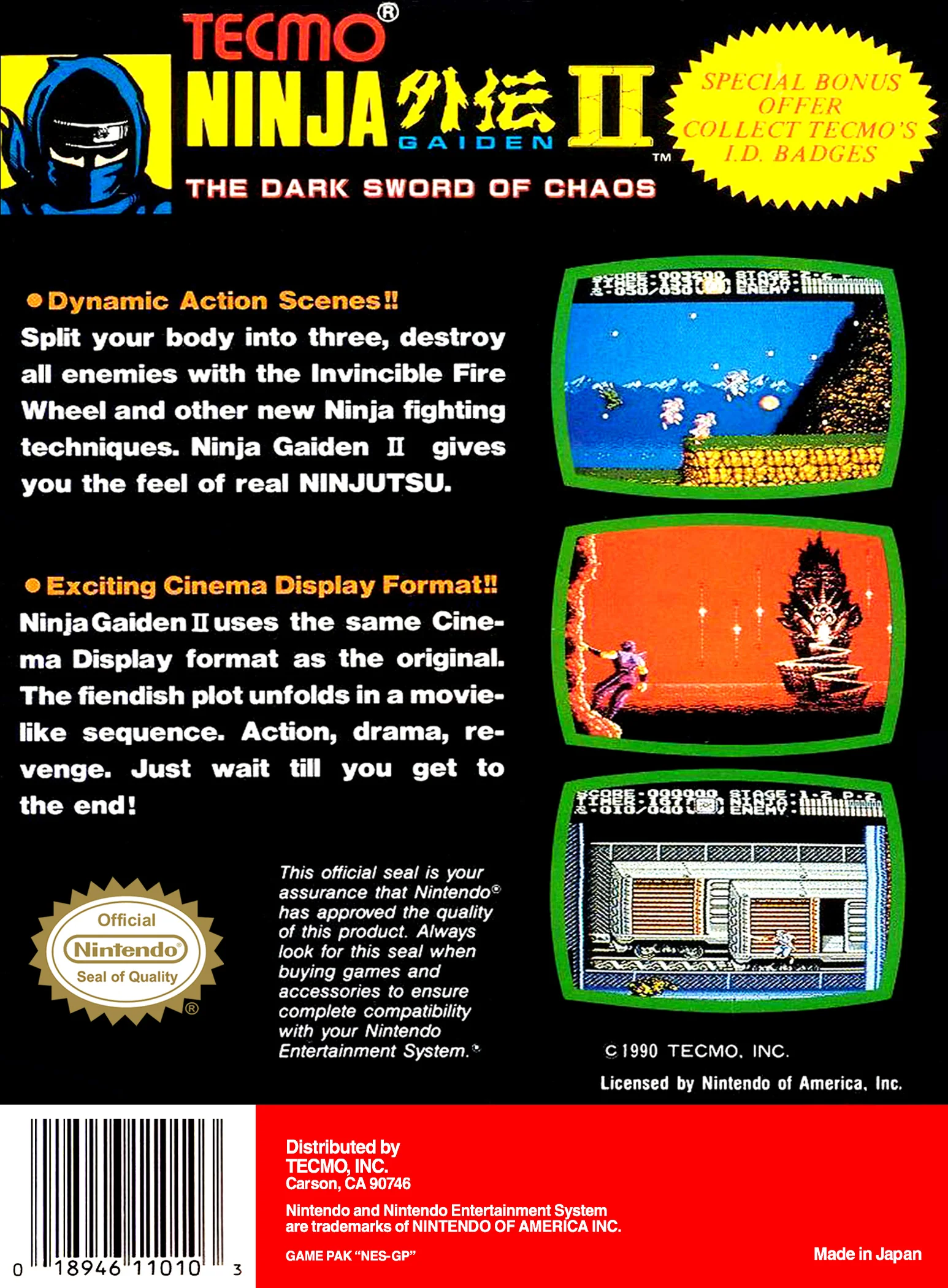 Ninja Gaiden II The Dark Sword of Chaos - Image 2