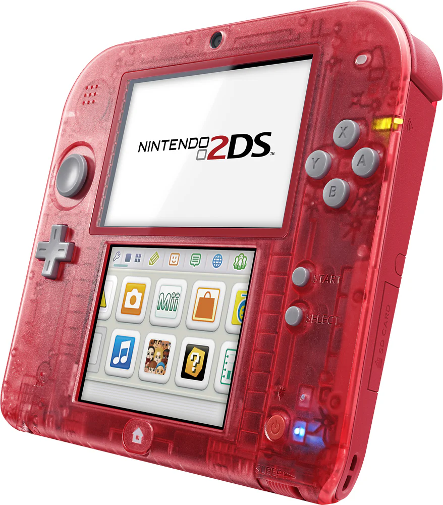 Nintendo 2DS - Crystal Red - Image 2