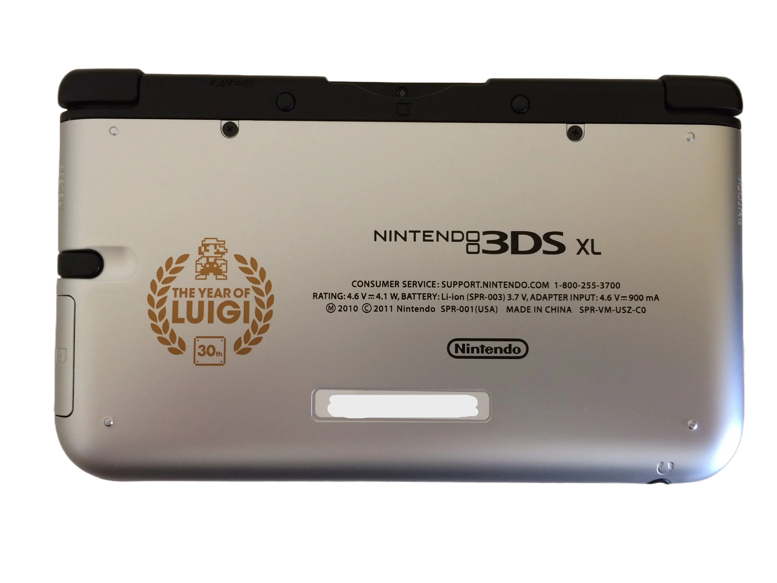 Nintendo 3DS XL - Silver Mario & Luigi Dream Team Limited Edition - Image 2