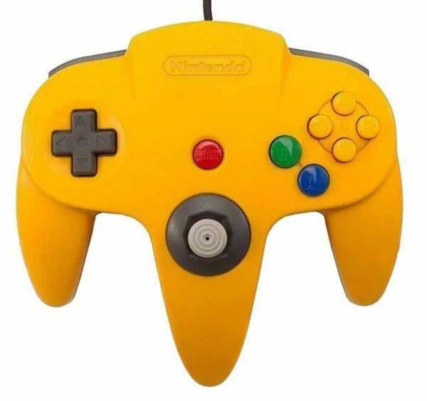 Nintendo 64 Controller - Yellow - Image 2