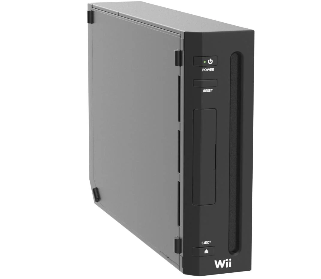 Nintendo Wii Console - Black RVL-001 [Backwards Compatible] - Image 2