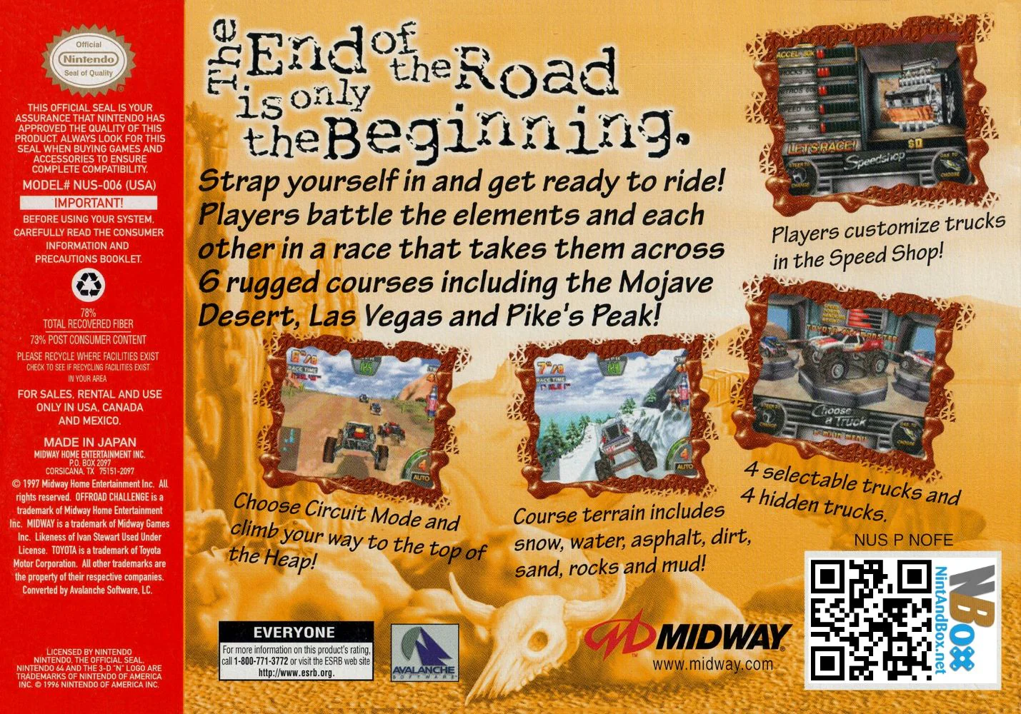 Off Road Challenge - Nintendo 64 - Image 2
