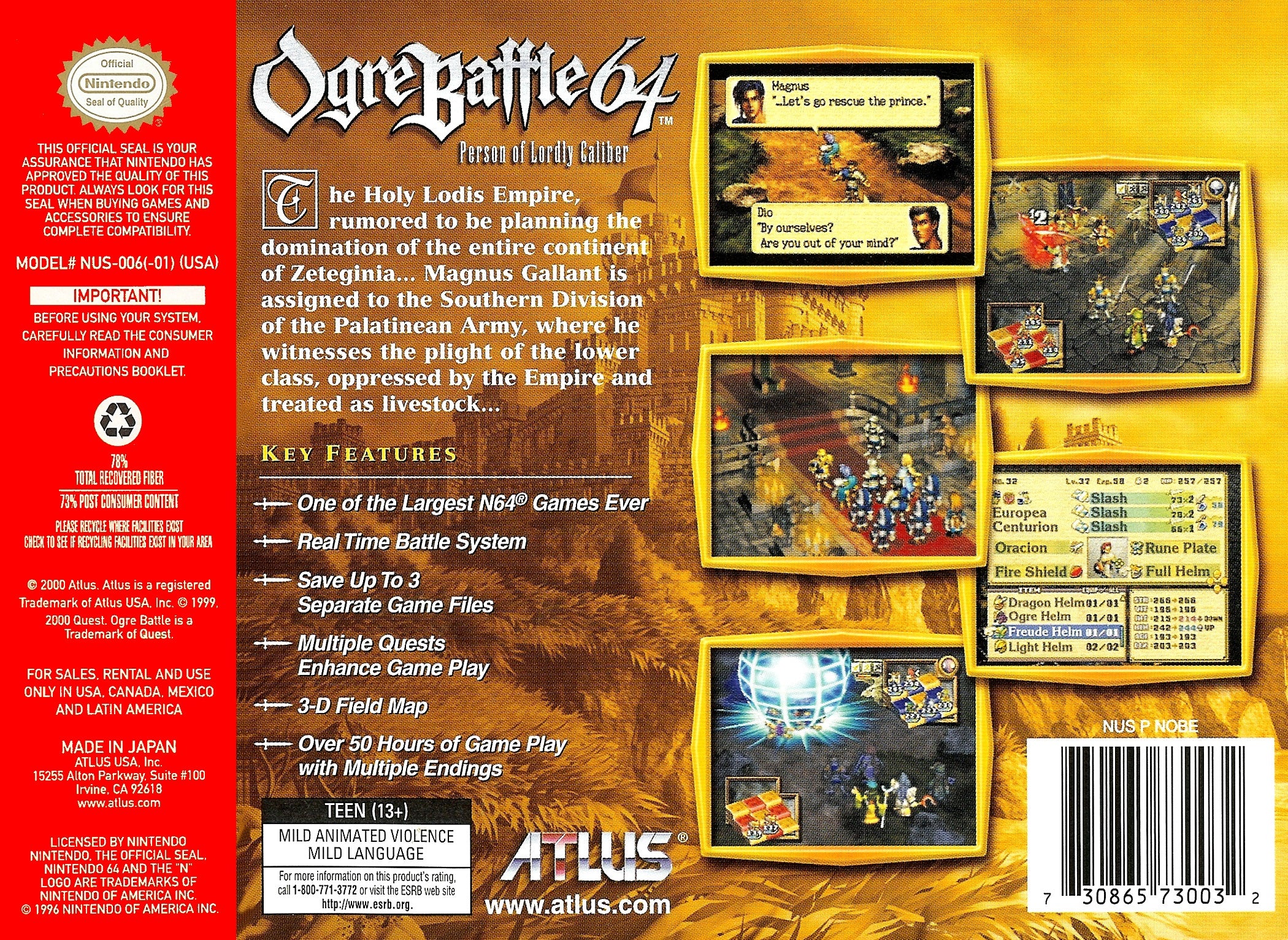 Ogre Battle 64: Person of Lordly Caliber - Image 2