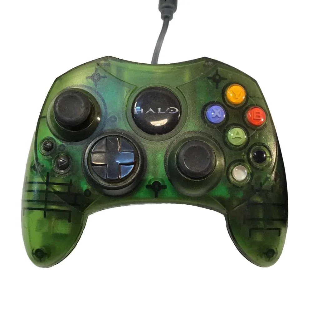 Original Xbox Controller S - Green Halo Edition - Image 2