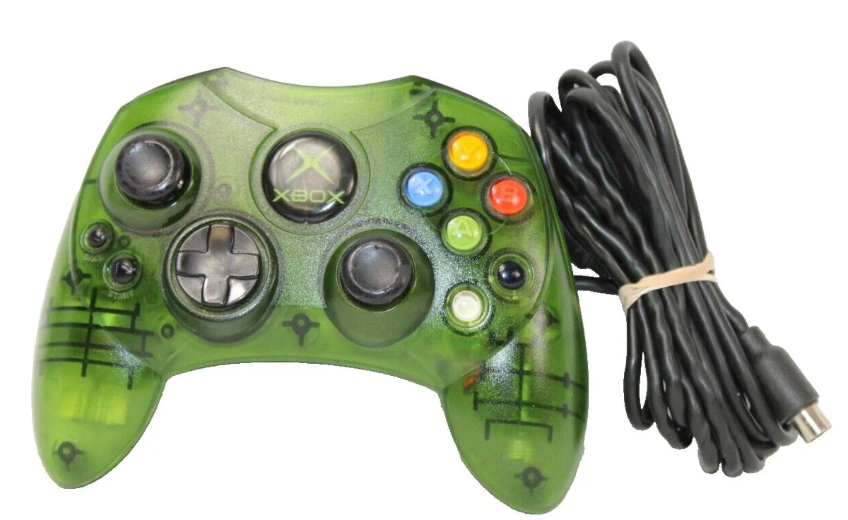 Original Xbox Controller S - Green - Image 2