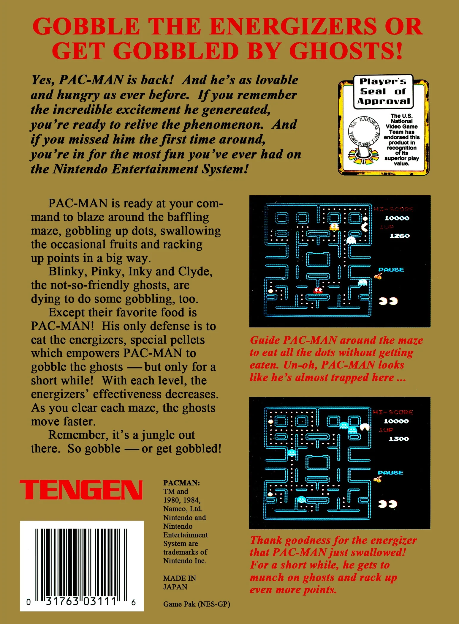 Pac-Man (Tengen) - Image 2
