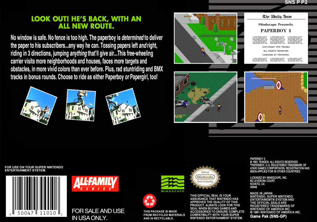 Paperboy 2 - Super Nintendo - Image 2