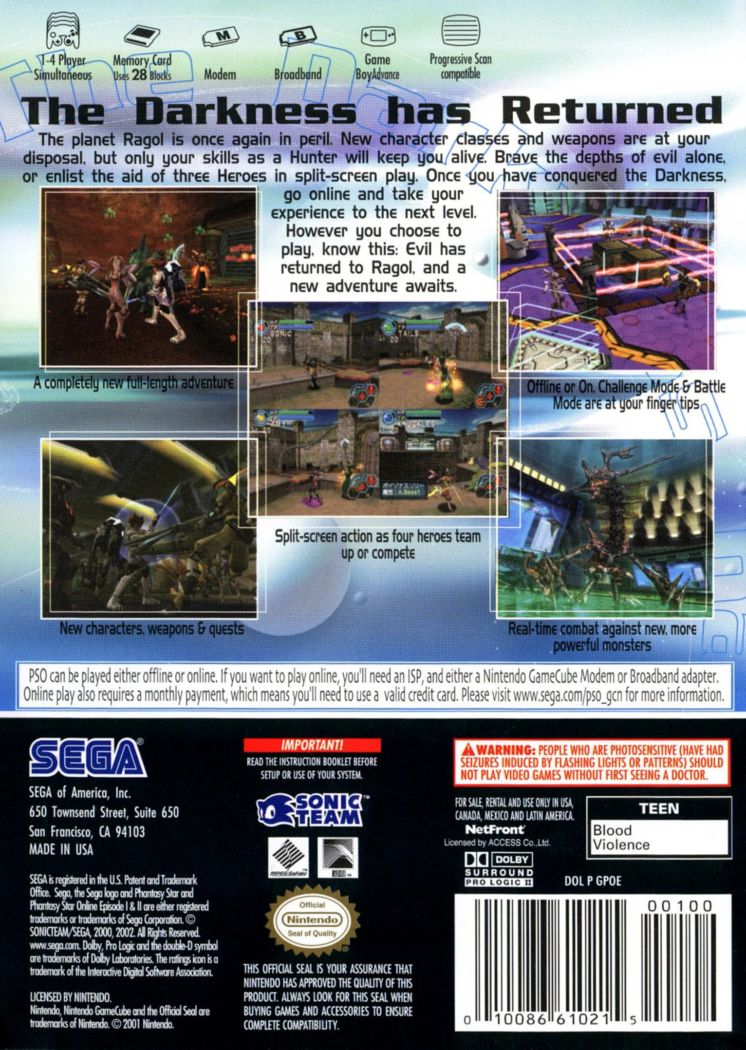 Phantasy Star Online Episode I & II - Image 2